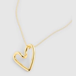 Madewell Looped Heart Pendant Necklace